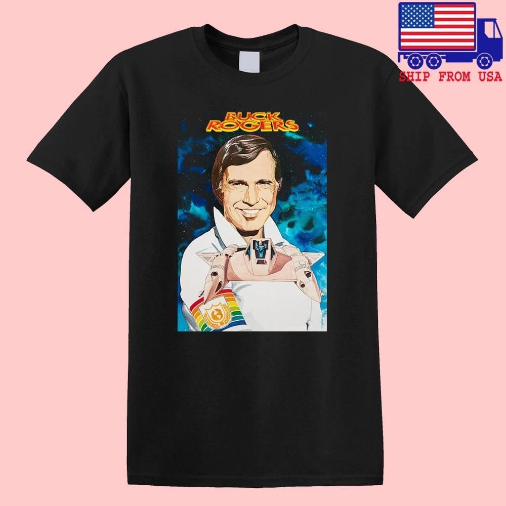 Buck Rogers Retro Sci-Fi TV Show Men s Black Size S-5XL 2XL