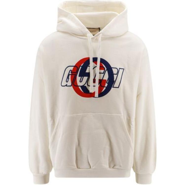 GUCCI Cotton Jersey Hooded Sweatshirt 770839-XJGA2-9314