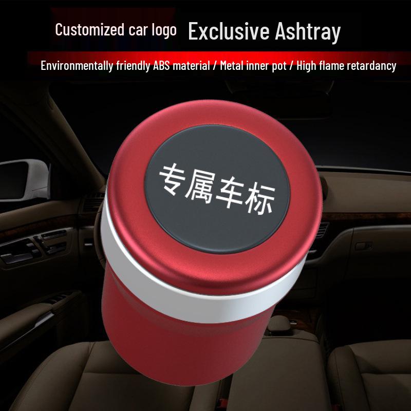 Car Ashtray with Light Caps for Roewe RX5, RX3, RX8, 2020 Models