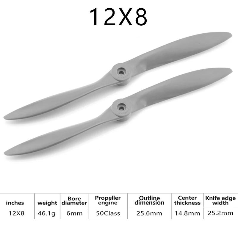 2PCS GEMFAN Glass Fiber Nylon Glow Propellers 8X6/9X5/9X6/10X6/11X6/12X6/13X4/13X6/14X6/15X10 Props For RC Airplane Fixed Wing