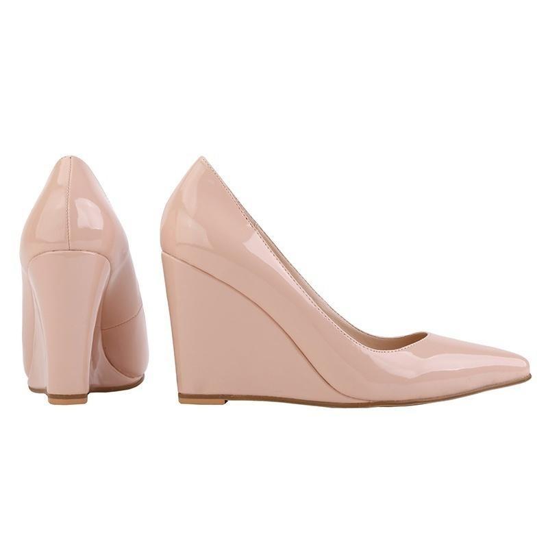 Sexy Stiletto-Pumps mit spitzer Zehenpartie aus Lackleder für Damen, Rot, Büro-Hochzeitsschuhe
