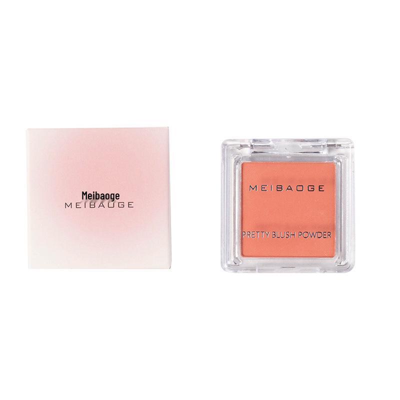 MEIBAOGE Multi-Color Matte Blush Palette: Purple, Blue, Peach, Natural, Milk Apricot