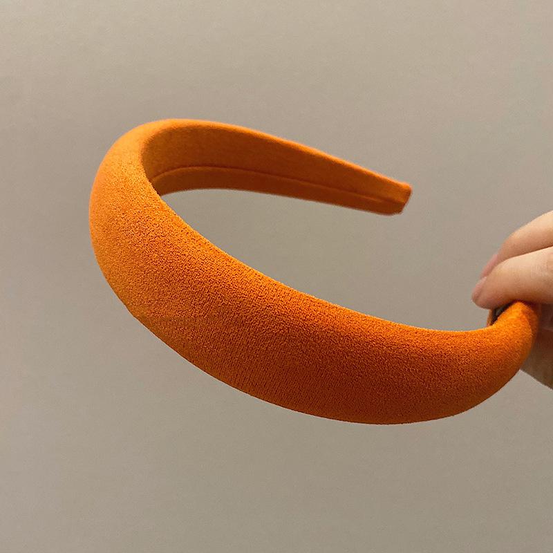 Bandeau éponge coloré Dongdaemun:  Épingle à cheveux large polyvalente pour filles
