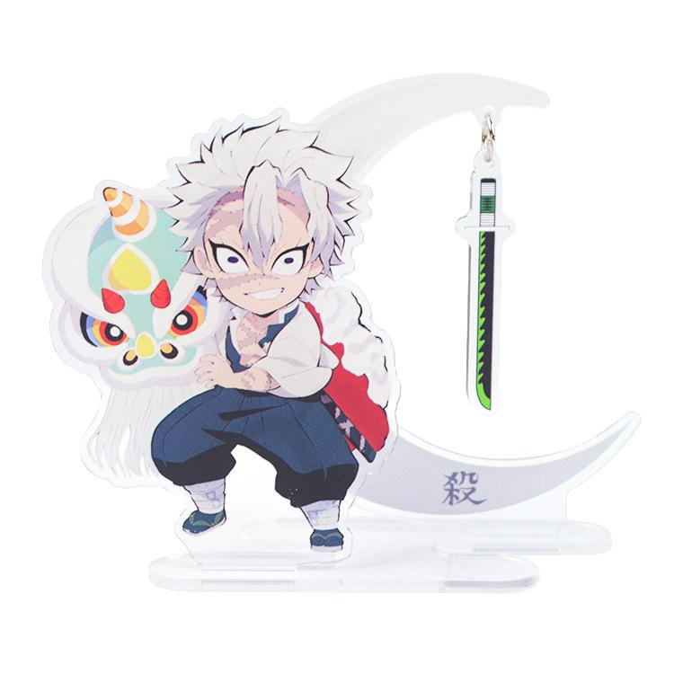 Anime Demon Slayer Agatsuma Zenitsu Kimetsu No Yaiba Acrylic Stand Figurines Model Toys GK Ornaments Decor