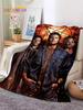 D Supernatural Dean Sam Soft Flannel Throw Blanket Cozy Picnic Bed Sofa Home Bedroom Gift