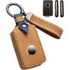 For Volvo Key Fob Cover Leather Car Key Case Keychain Fob Holder