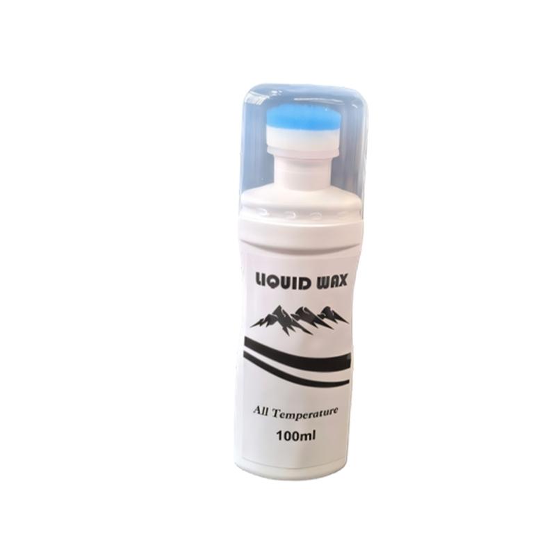 

Portable 100ml Liquid Ski Wax with Applicator Easy To Apply Universal Liquid Ski and Snowboard Wax Easy to Use белый