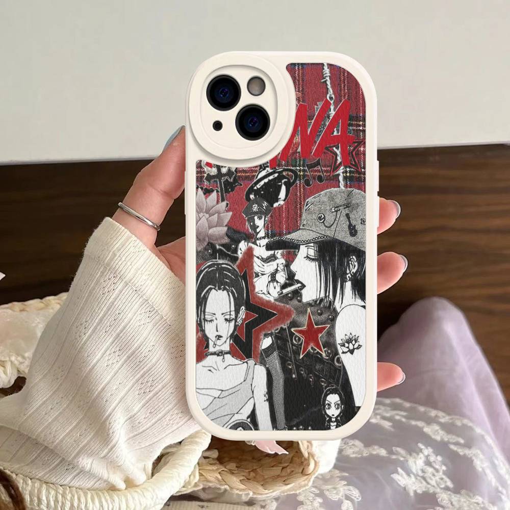 Anime Cool Nana Osaki Phone Case For iPhone 16 15 14 13 12 11 Pro Max Plus Shockproof Leather Cover