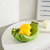 Ceramic Storage Tray Cartoon Banana Desktop Storage Container Pallet Snack Plate Decorative Figurines Home Decoration