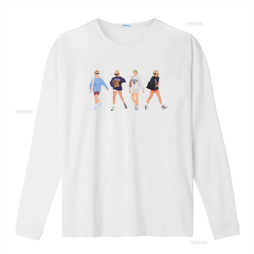 Princess Diana T Shirt 90S Vintage Lady Of Wales Fashion Print Casual Shorts Sweat And Sneakers Style For Her Vintage Washed