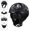 DOT Certification Retro Motorcycle Helmet Moto Helmet Scooter Vintage Half Face Biker Motorbike Crash Moto Helmet Casco Moto CE