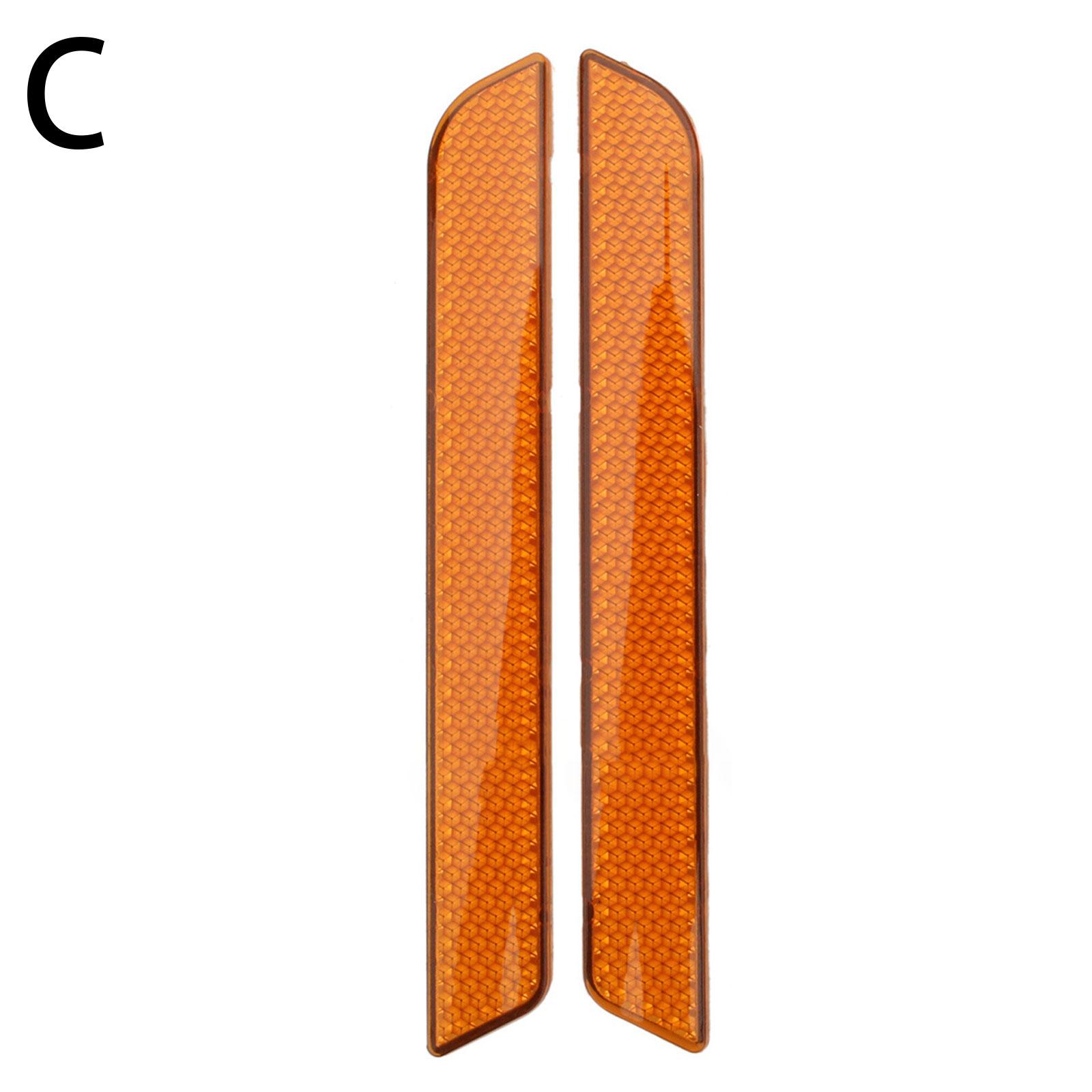 

1 пара новых светоотражателей для передней вилки мотоцикла, предупреждающая крышка с запирающейся седельной сумкой, боковая видимость HD