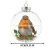 Christmas Ball Creative cat Hummingbird Pendant Plastic Transparent Atmosphere Decoration Christmas Tree Hanging ornaments