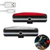 Waterproof LED Bike Tail Light Bicycle Rear Warning Lamp USB Rechargeable\