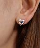 Tatiana Vary Cubic Chips Heart Earring Ec1924