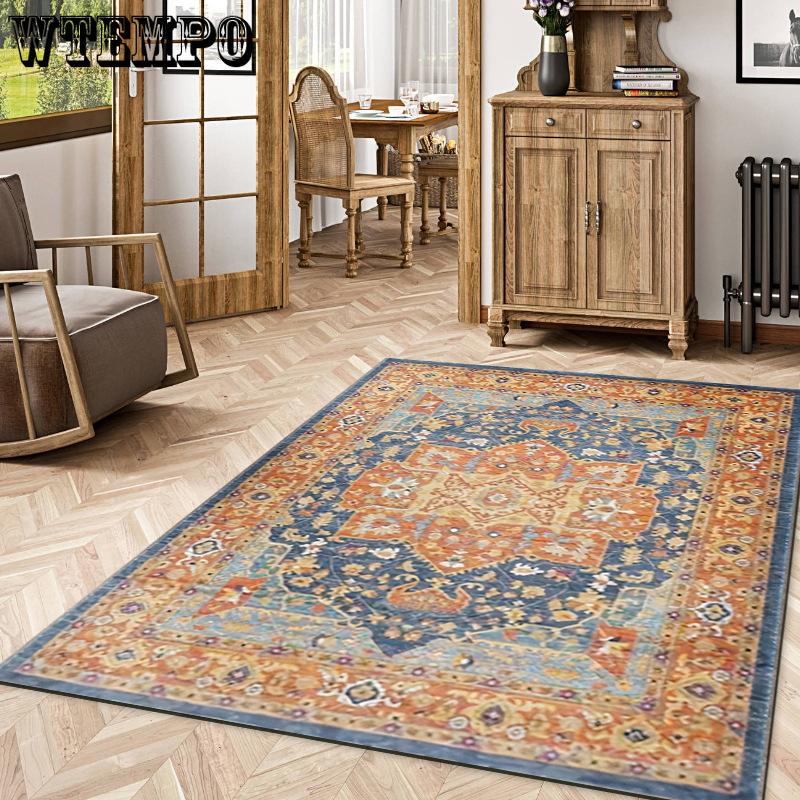 Persia Living Room Carpet Easy Care Crystal Velvet Sofa Tea Table Carpet