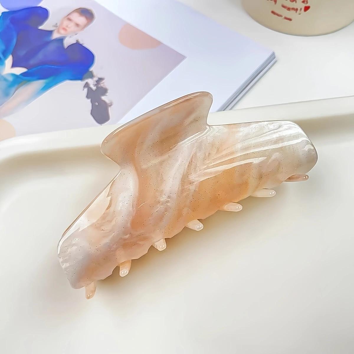 

Sweet gradient color hairclip for women elegant shark clip fashion girl hair claw hair accessories