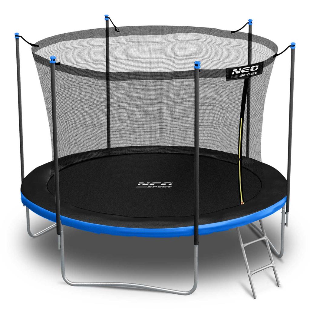 6Ft/183Cm Garden Trampoline With Inner Net And Ladder Neo-Sport