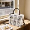 Fashionable Women's Tote Bag with Unique Cat Elf Illustrations and Adjustable Strap