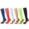 Custom Compression Cycling Sports Socks Women Boys Christmas Running Knee High Athletic Tube Logo Pattern Hiking Running Socks