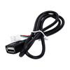 74cm Car USB Cable Adapter Support for Android Car CD Stereo Connectors Cable Adapter 6 Pin