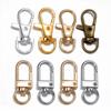 5/10 Stück Karabiner mit Drehgelenk Gold Silber Beschichtet Hummerklauen Haken Schlüsselringe für Handwerk DIY Schmuckherstellung