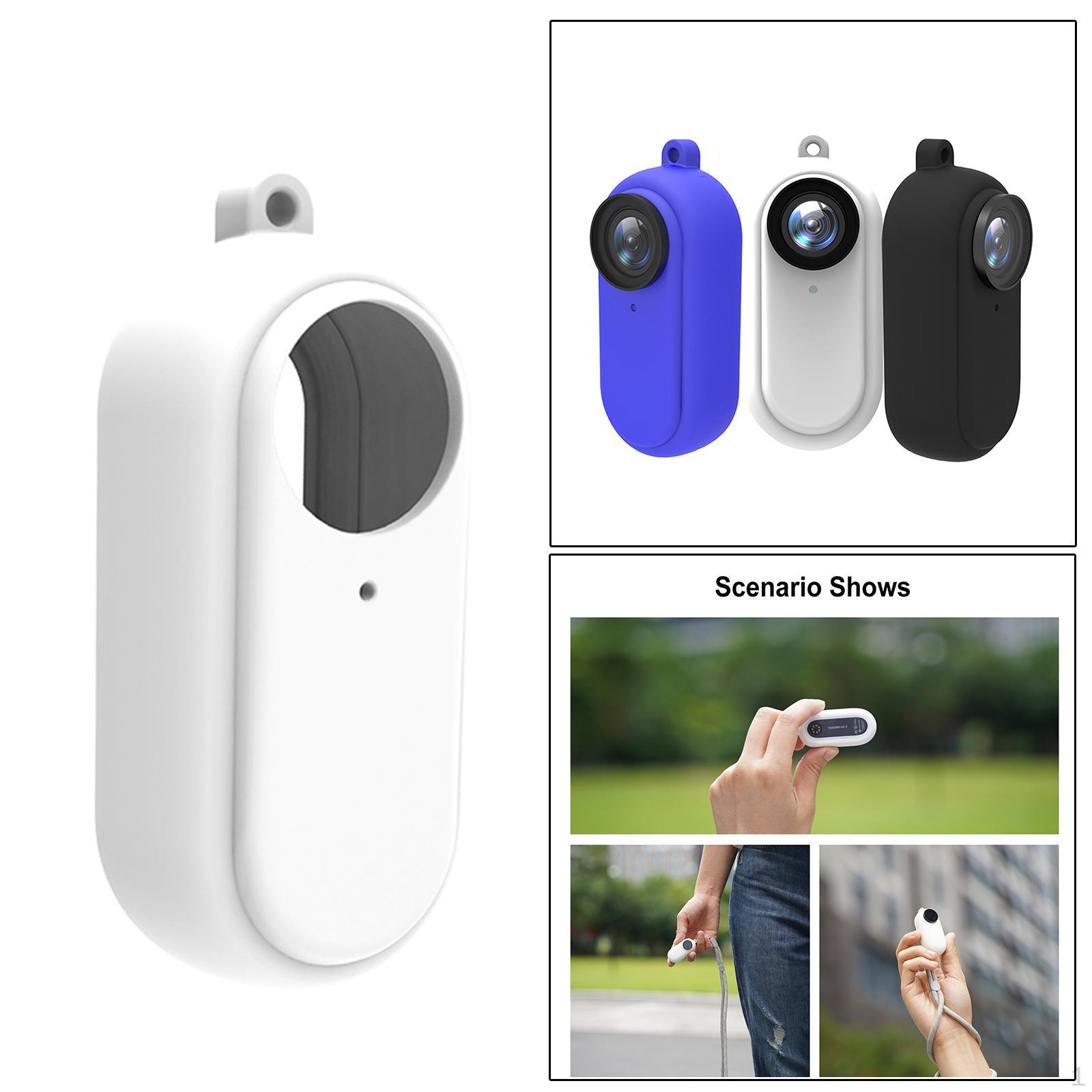 Силиконовый чехол-защитный корпус для экшн-камеры GO2 белый