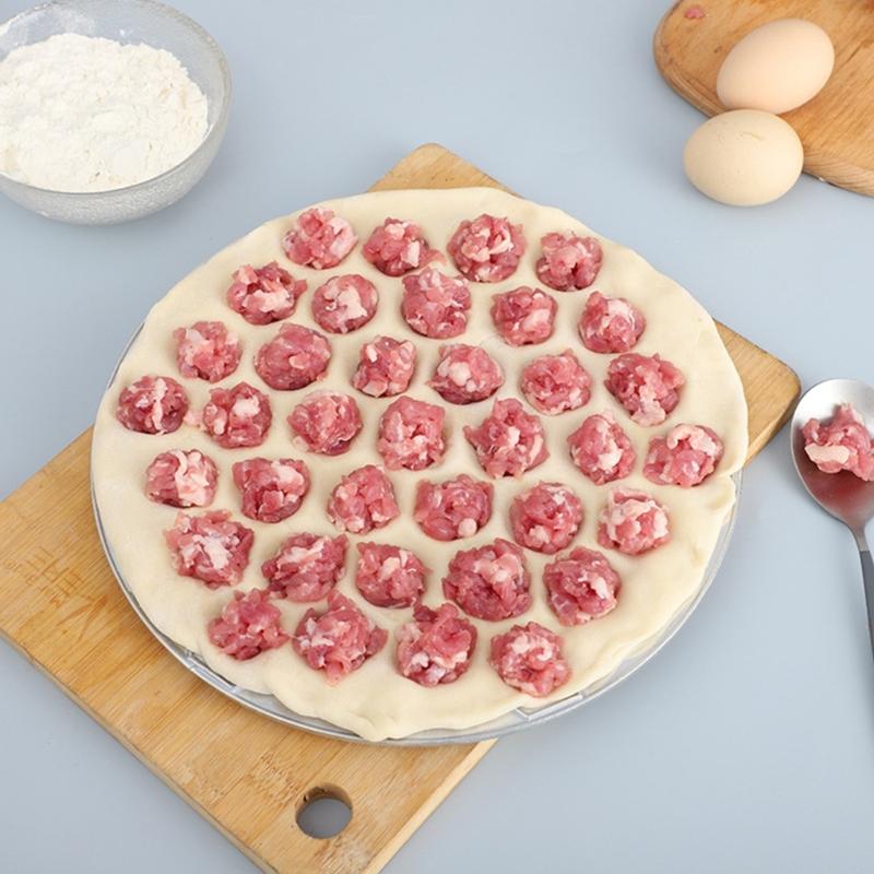 Premium Aluminum Dumpling Mold With 37 Slots Simplifies Dumpling Making Kitchen Tool and Gadgets For Any Occasion