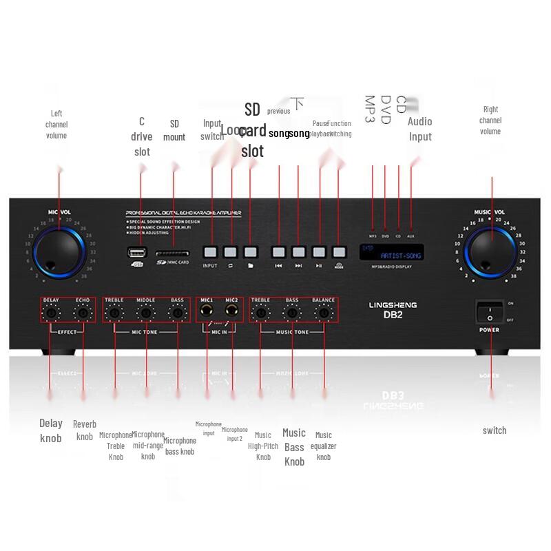 LINGSHENG Professional KTV & Conference Audio Systems