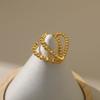 K Gold Plated Copper Creative Zircon Simple Ear Buckle Earrings