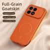 Custodia di Ricarica Wireless in Pelle di Capra per xiaomi POCO F8 Pro F8 Ultra X8 PRO MAX M8 PRO MAX Striscia Magnetica Integrata Copertura Protettiva