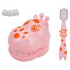 Kids Dental Play Set Interactive Teeth Model with Toothbrush Fun Giraffe-shaped Dentist Toy for Role Play Oral Hygiene Education