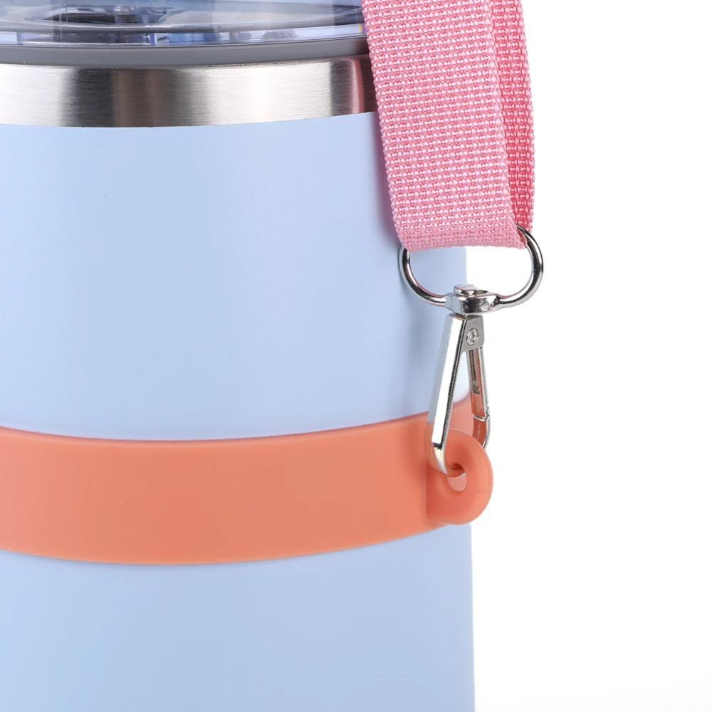 Hands Free Water Bottle Sling Handle Silicone Ring Water Bottle Carrier  Travel