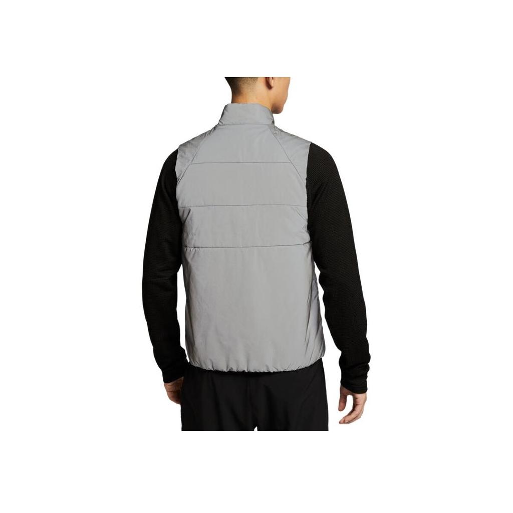 Nike As M Nk Tfadv Reflect Vest Brand Logo Stand Collar Zipper Sleeveless Vest Men Vests IM6279027