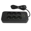 6 Way Power Strip with 4 USB and 1 Type C Port Europn Standard Power Socket with   2 Meter Cable