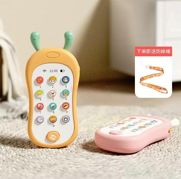 Children'S Mobile Phone Toys Boys Girls Babies Early Childhood Education Music Simulation Telephones Babies Can Chew