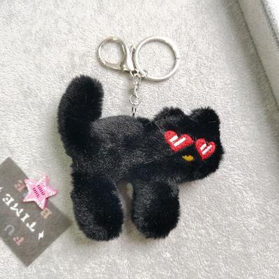 Kawaii Yumuşak Doldurulmuş Hayvan Küçük Kedi Anahtarlık Peluş Çanta Araba Kolye Anahtarlık Çocuklar İçin Doldurulmuş Hayvan Oyuncakları