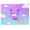 Cute Sanrio Kuromi Printed Tapestry Kawaii Dormitory Room Decoration Wallpaper Bedroom Home Aesthetic Decoration