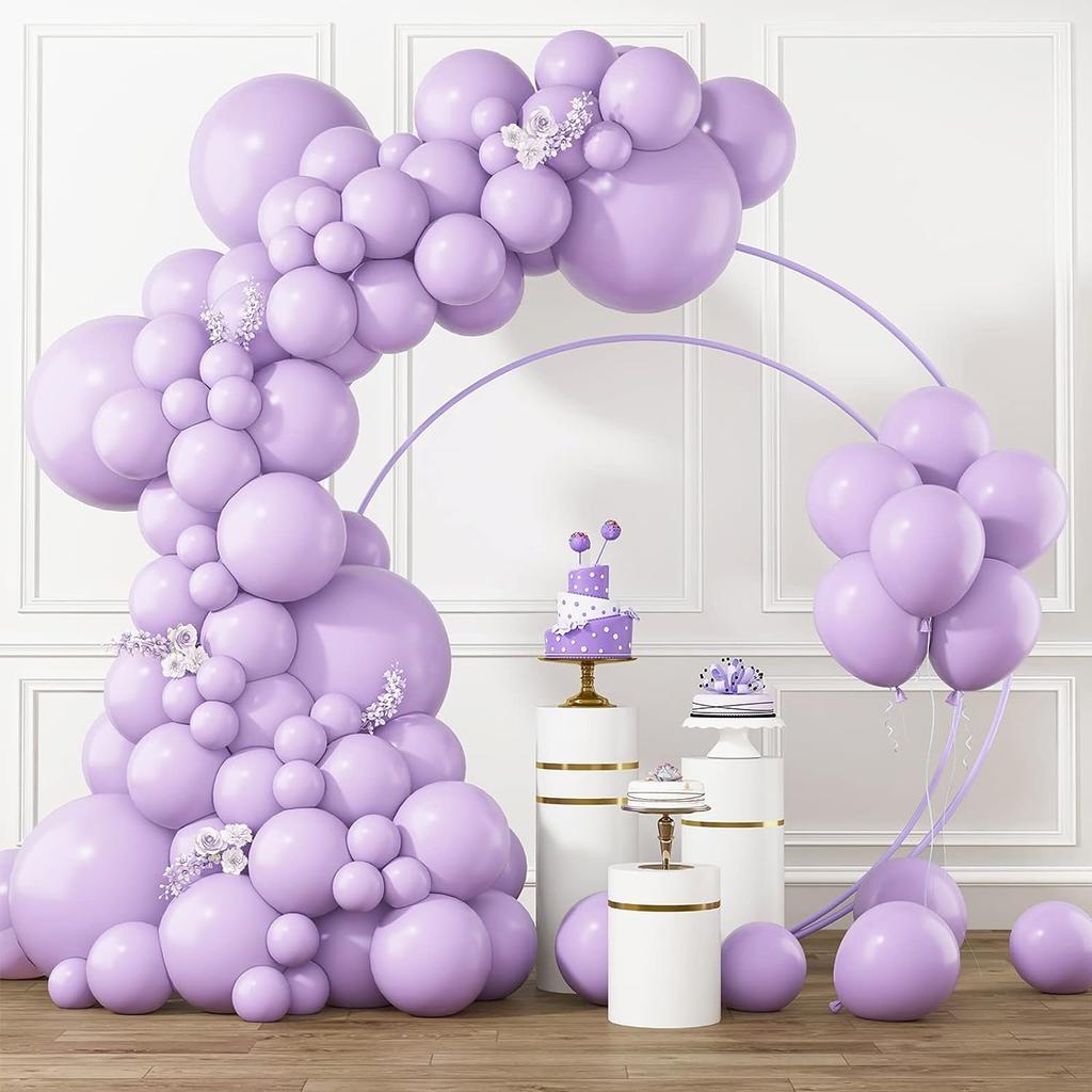 105PCS Pink Latex Balloon Set, Suitable for Birthdays, Graduation Ceremonies, Weddings, Anniversaries, and Party Decorations