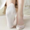 1/3/5 Pairs Summer Invisible Silicone Anti-slip Socks No Show Ultra-thin Breathable Sock Solid Color Ice Silk Low Cut Boat Socks