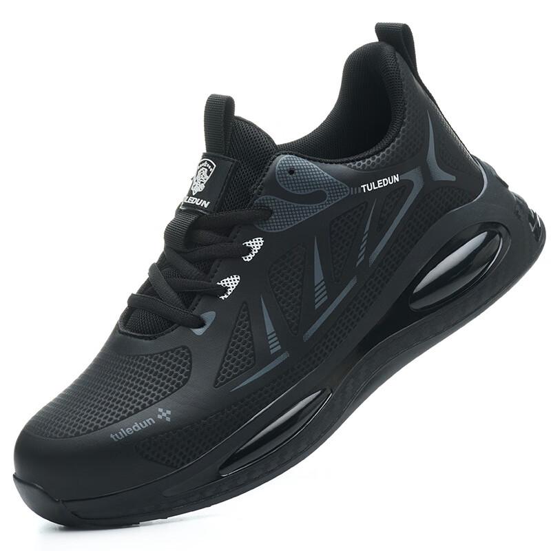 Men s Breathable Steel-Toe Safety Work Shoes 40