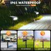 Outdoor Solar Spot Lights, 40LED IP65 Waterproof, 3 Modes, USB & Solar Powered, 4-Pack