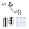 Universal Bathroom Sink Aerator Faucet Swivel Extender Built-in Filtration System And Four Gear Water Outlet 1040 Replacement Filter For Extender