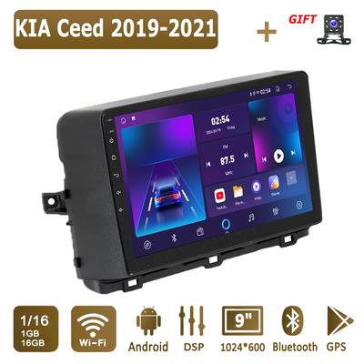 Android Car Radio For KIA Ceed 2019-2021 Multimedia Player Head Unit Stereo GPS Navigation BT WIFI 1+16GB