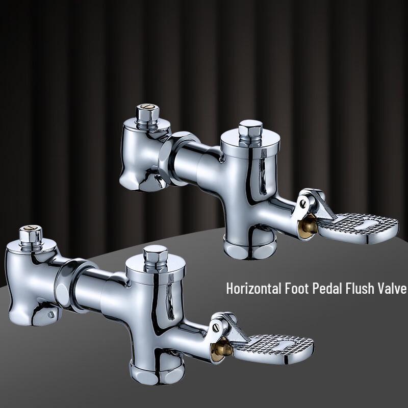 Yidashang Copper Foot-Operated Squat Toilet Flush Valve