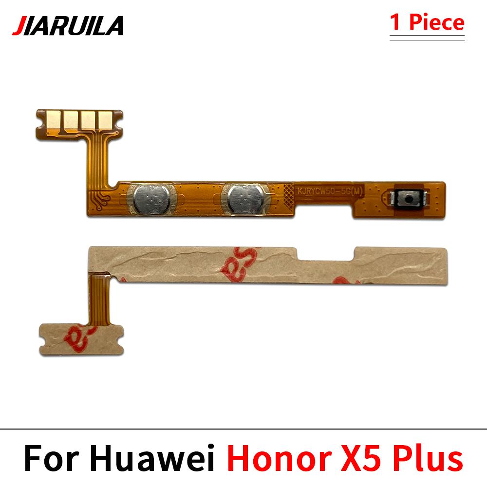 11Pcs, Power Flex For Huawei Honor X1 Plus X6A X6S X7A X7B X8A X8B X9B X11 Pro Power on off Button Volume Key Switch Flex Cable