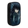 Mist Hashira Muichiro Tokito Pencil Case Demon Slayer Pen Holder Bag Girl Boy Big Capacity Students School Zipper Pencilcases