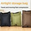 20L Large Capacity Vacuum Luggage Storage Bag Thickened Dustproof Travel Suitcases Garment Hand Roll-Up Travel Packing Bag