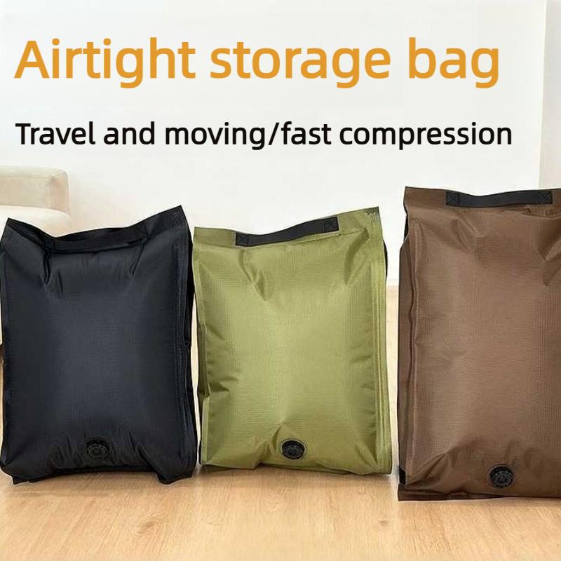 20L Large Capacity Vacuum Luggage Storage Bag Thickened Dustproof Travel Suitcases Garment Hand Roll-Up Travel Packing Bag