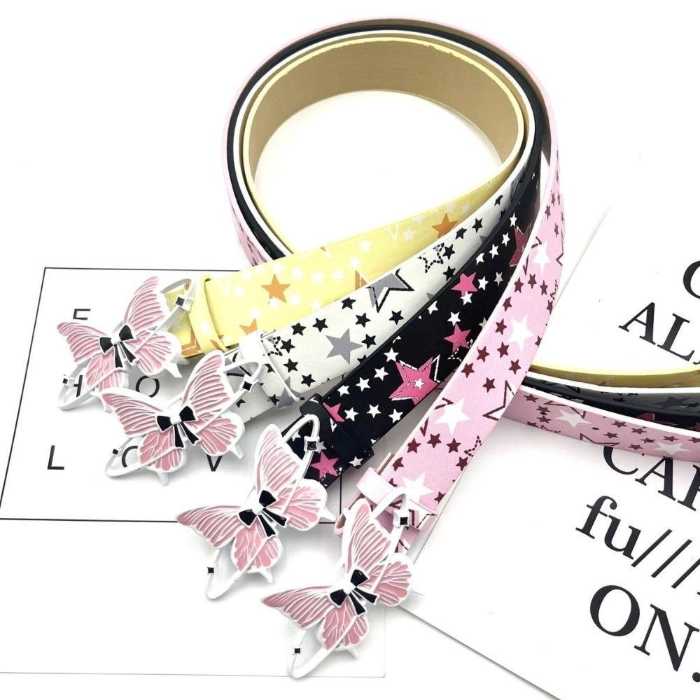 Alloy Fashion Belt Star Pattern Waist Strap Trendy Dress Belt Party Occasion